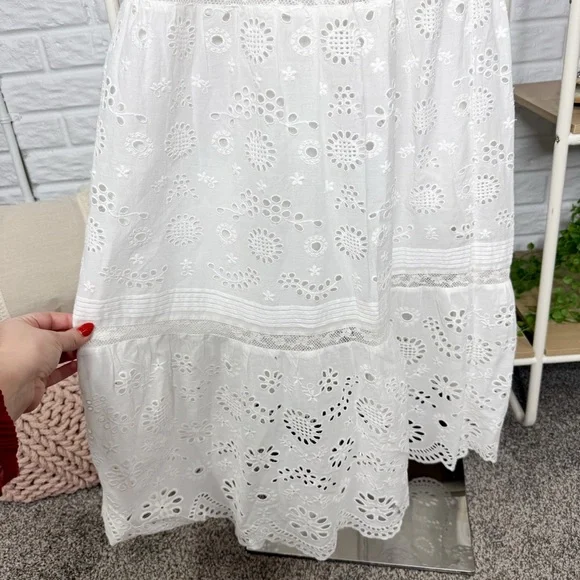 chinese dress ladies Devon Eyelet Lace Maxi Dress in Black main image 0